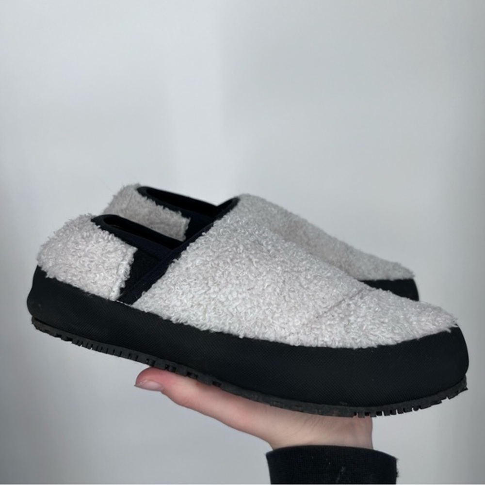 P844 White Teddy Faux Fur Sherpa Laby Slippers
